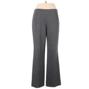 SIGRID OLSEN Modernist Gray Stiped‎ Pants 12
